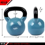 Kettlebell-Weights-Vinyl-Coated-Iron-12-Size-Options-5lbs-50lbs-Coated-for-Floor-and-Equipment-Protection