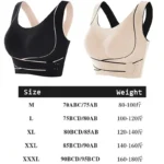 Sports-Bra-Front-Adjustable-Buckle-Wireless-Padded-Comfy-Gym-Yoga-Underwear-Breathable-Workout-Fitness-Top-Low